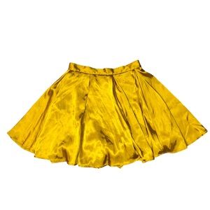 Forever 21 | Satin Skirt | Mustard Yellow